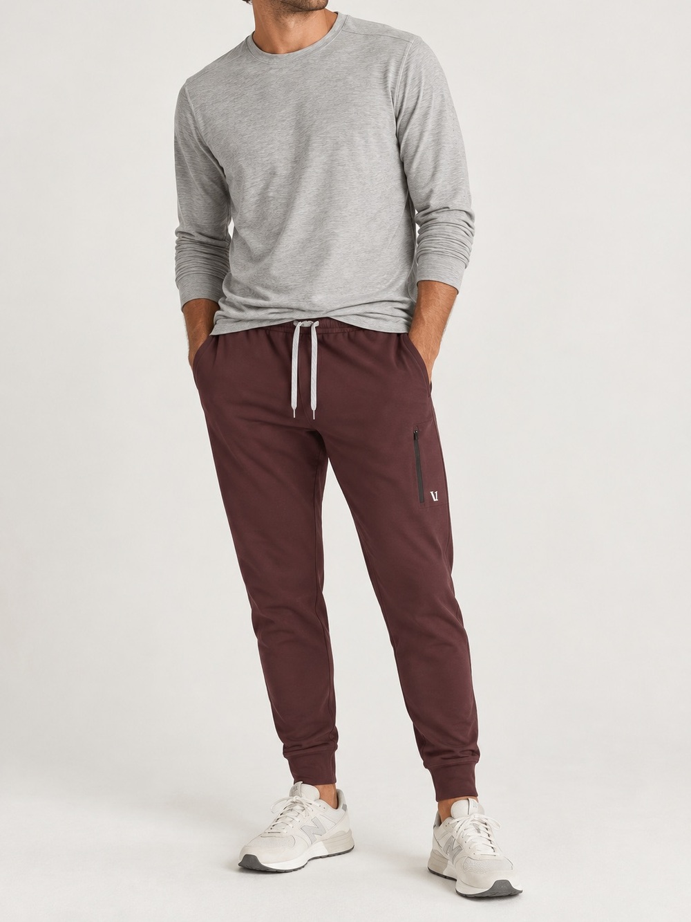 Vuori brown Sunday performance jogger